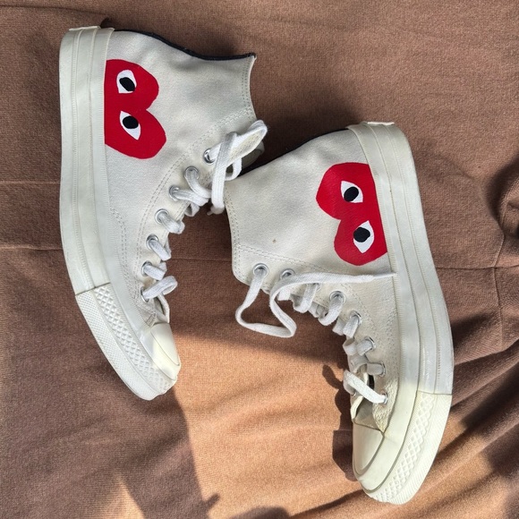 CONVERSE x PLAY Comme des Garçons Chuck 70 Limited Edition - unisex Male 7 Wom 9 - Picture 2 of 10